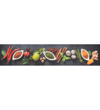 Küchenteppich Waschbar Gewürze 60x300 cm Samt