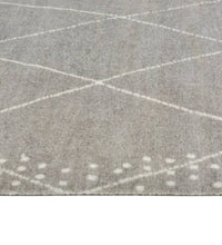 Küchenteppich Waschbar Raute 60x180 cm Samt
