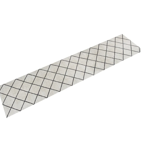 Küchenteppich Waschbar Quadrat 60x300 cm Samt