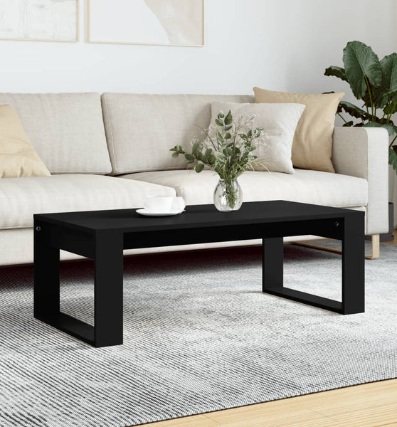 Couchtisch Schwarz 102x50x35 cm Holzwerkstoff