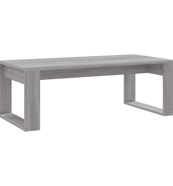 Couchtisch Grau Sonoma 102x50x35 cm Holzwerkstoff