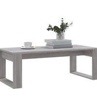 Couchtisch Grau Sonoma 102x50x35 cm Holzwerkstoff