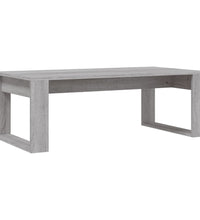 Couchtisch Grau Sonoma 102x50x35 cm Holzwerkstoff