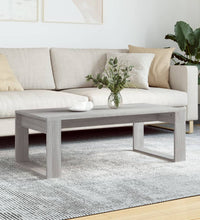 Couchtisch Grau Sonoma 102x50x35 cm Holzwerkstoff