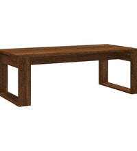 Couchtisch Braun Eichen-Optik 102x50x35 cm Holzwerkstoff