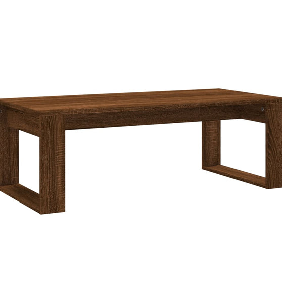 Couchtisch Braun Eichen-Optik 102x50x35 cm Holzwerkstoff