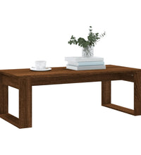 Couchtisch Braun Eichen-Optik 102x50x35 cm Holzwerkstoff