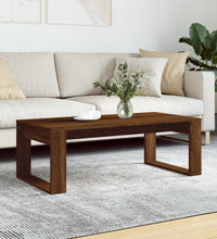 Couchtisch Braun Eichen-Optik 102x50x35 cm Holzwerkstoff