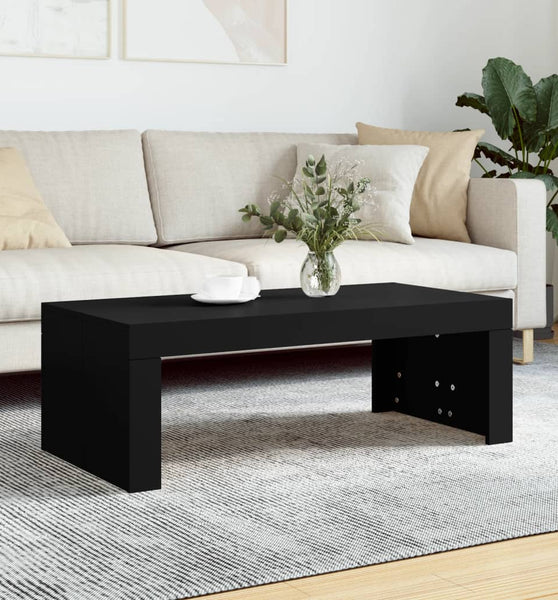 Couchtisch Schwarz 102x50x36 cm Holzwerkstoff