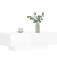 Couchtisch Hochglanz-Weiß 100x49,5x31 cm Holzwerkstoff