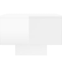 Couchtisch Hochglanz-Weiß 100x49,5x31 cm Holzwerkstoff