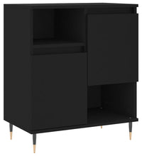 Sideboards 2 Stk. Schwarz Holzwerkstoff