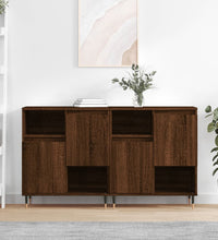 Sideboards 2 Stk. Braun Eichen-Optik Holzwerkstoff