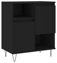 Sideboards 2 Stk. Schwarz Holzwerkstoff
