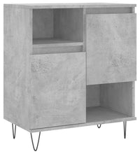 Sideboards 2 Stk. Betongrau Holzwerkstoff