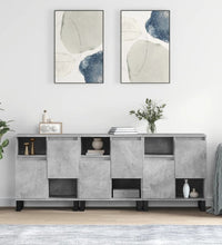 Sideboards 3 Stk. Betongrau Holzwerkstoff