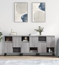 Sideboards 3 Stk. Grau Sonoma Holzwerkstoff