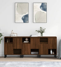 Sideboards 3 Stk. Braun Eichen-Optik Holzwerkstoff