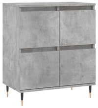 Sideboards 2 Stk. Betongrau Holzwerkstoff