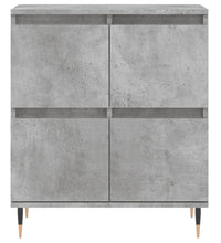 Sideboards 2 Stk. Betongrau Holzwerkstoff