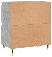 Sideboards 2 Stk. Betongrau Holzwerkstoff