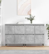 Sideboards 2 Stk. Betongrau Holzwerkstoff