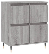 Sideboards 2 Stk. Grau Sonoma Holzwerkstoff