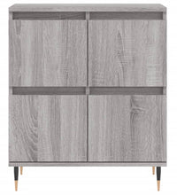 Sideboards 2 Stk. Grau Sonoma Holzwerkstoff