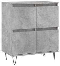 Sideboards 2 Stk. Betongrau Holzwerkstoff