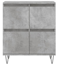 Sideboards 2 Stk. Betongrau Holzwerkstoff