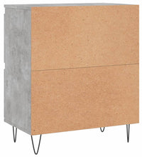 Sideboards 2 Stk. Betongrau Holzwerkstoff