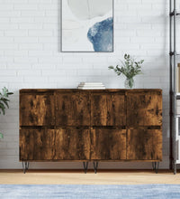 Sideboards 2 Stk. Räuchereiche Holzwerkstoff