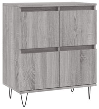 Sideboards 2 Stk. Grau Sonoma Holzwerkstoff