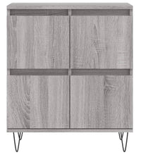 Sideboards 2 Stk. Grau Sonoma Holzwerkstoff