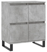 Sideboards 2 Stk. Betongrau Holzwerkstoff