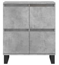 Sideboards 2 Stk. Betongrau Holzwerkstoff