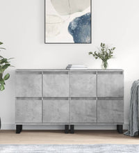 Sideboards 2 Stk. Betongrau Holzwerkstoff