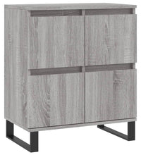 Sideboards 2 Stk. Grau Sonoma Holzwerkstoff