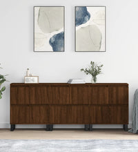 Sideboards 3 Stk. Braun Eichen-Optik Holzwerkstoff