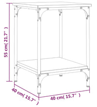 Couchtisch Sonoma-Eiche 40x40x55 cm Holzwerkstoff