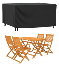 Gartenmöbel-Abdeckung Schwarz 180x140x90 cm Wasserdicht 420D