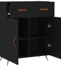 Sideboard Schwarz 69,5x34x90 cm Holzwerkstoff