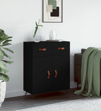 Sideboard Schwarz 69,5x34x90 cm Holzwerkstoff