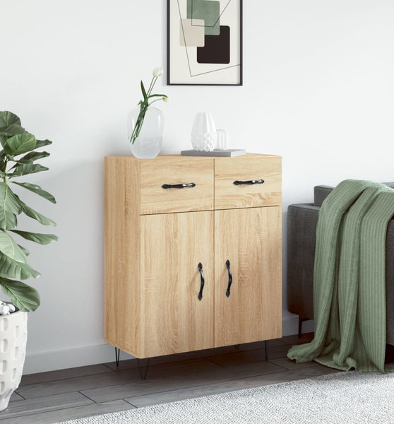 Sideboard Sonoma-Eiche 69,5x34x90 cm Holzwerkstoff