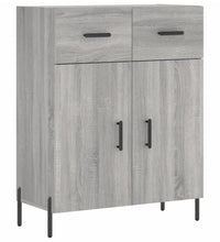 Sideboard Grau Sonoma 69,5x34x90 cm Holzwerkstoff