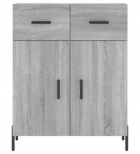 Sideboard Grau Sonoma 69,5x34x90 cm Holzwerkstoff