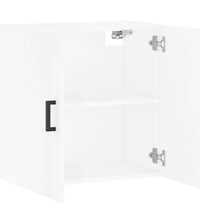 Wandschrank Hochglanz-Weiß 60x31x60 cm Holzwerkstoff