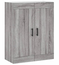 Wandschrank Grau Sonoma 69,5x34x90 cm Holzwerkstoff