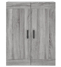 Wandschrank Grau Sonoma 69,5x34x90 cm Holzwerkstoff