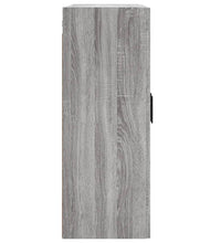 Wandschrank Grau Sonoma 69,5x34x90 cm Holzwerkstoff